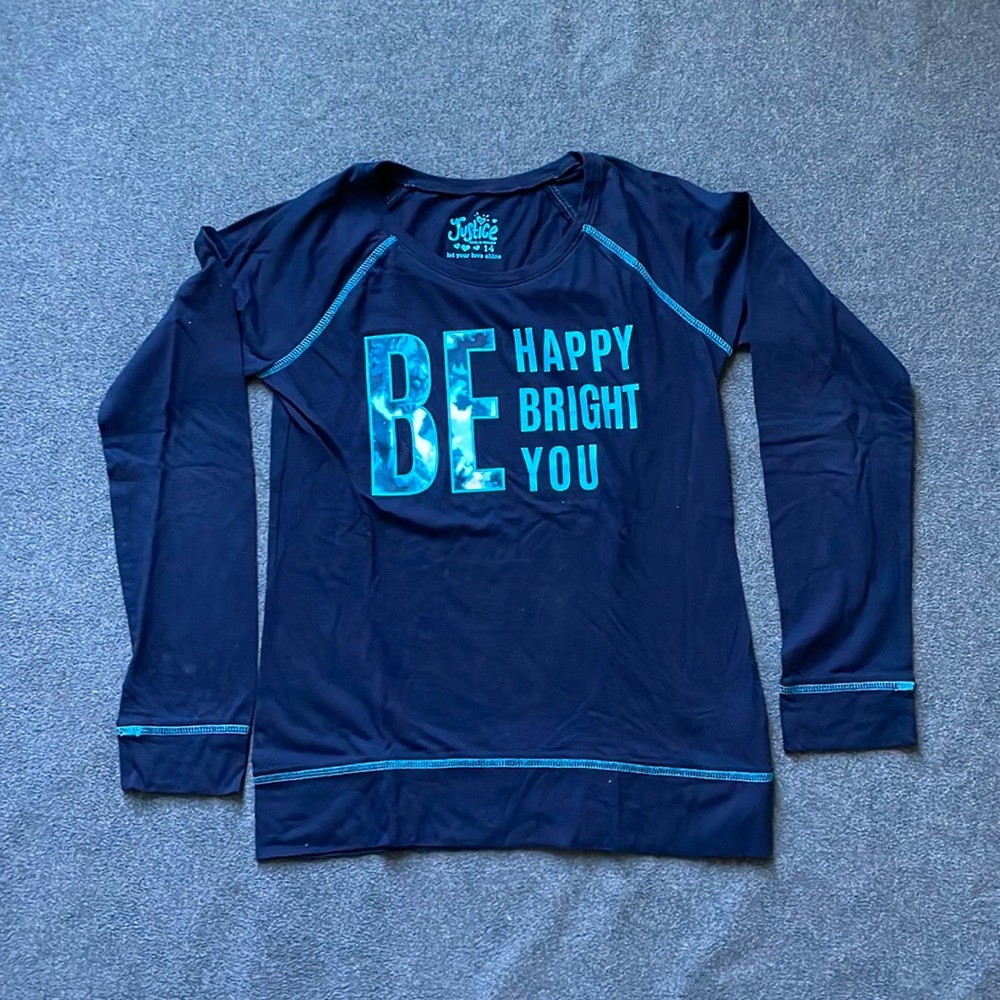 JUSTICE Youth Long Sleeve Top - Girl’s 14